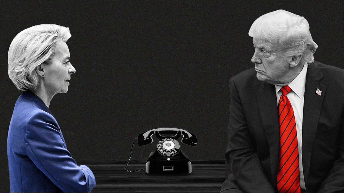 trump ursula von der leyen trade war