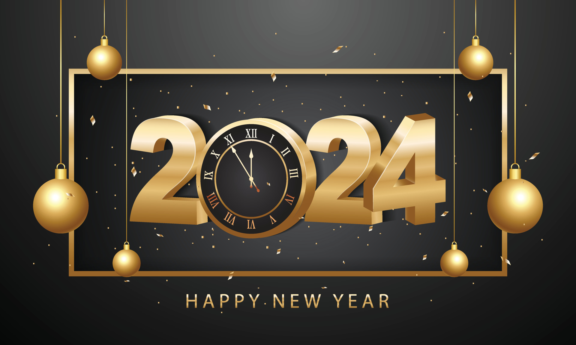happy new year investor trader 2024